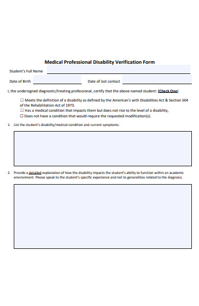 Medical Disability Form Template Pdf Printable Printable Medical Vrogue