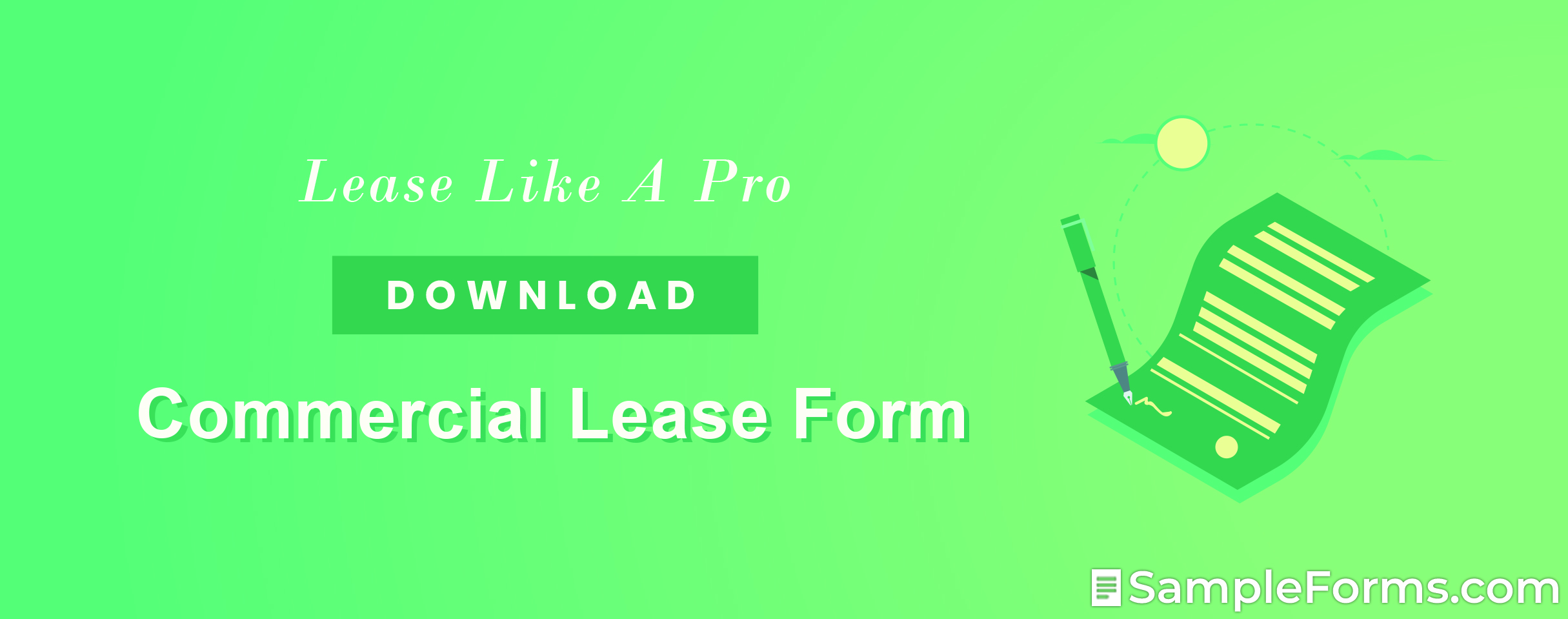 FREE Commercial Lease Agreement [PDF, Word]