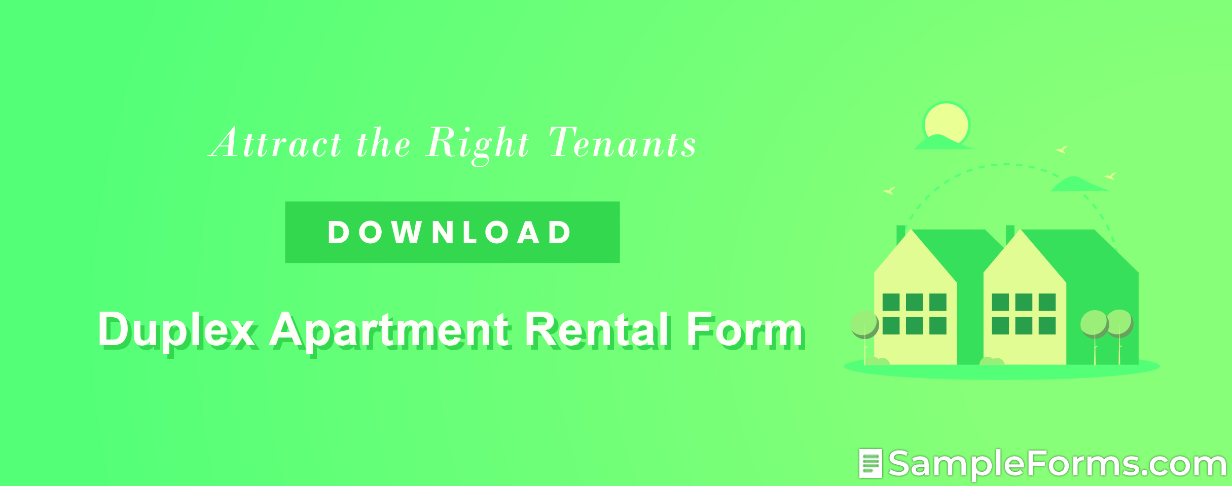 Duplex Apartment Rental Form