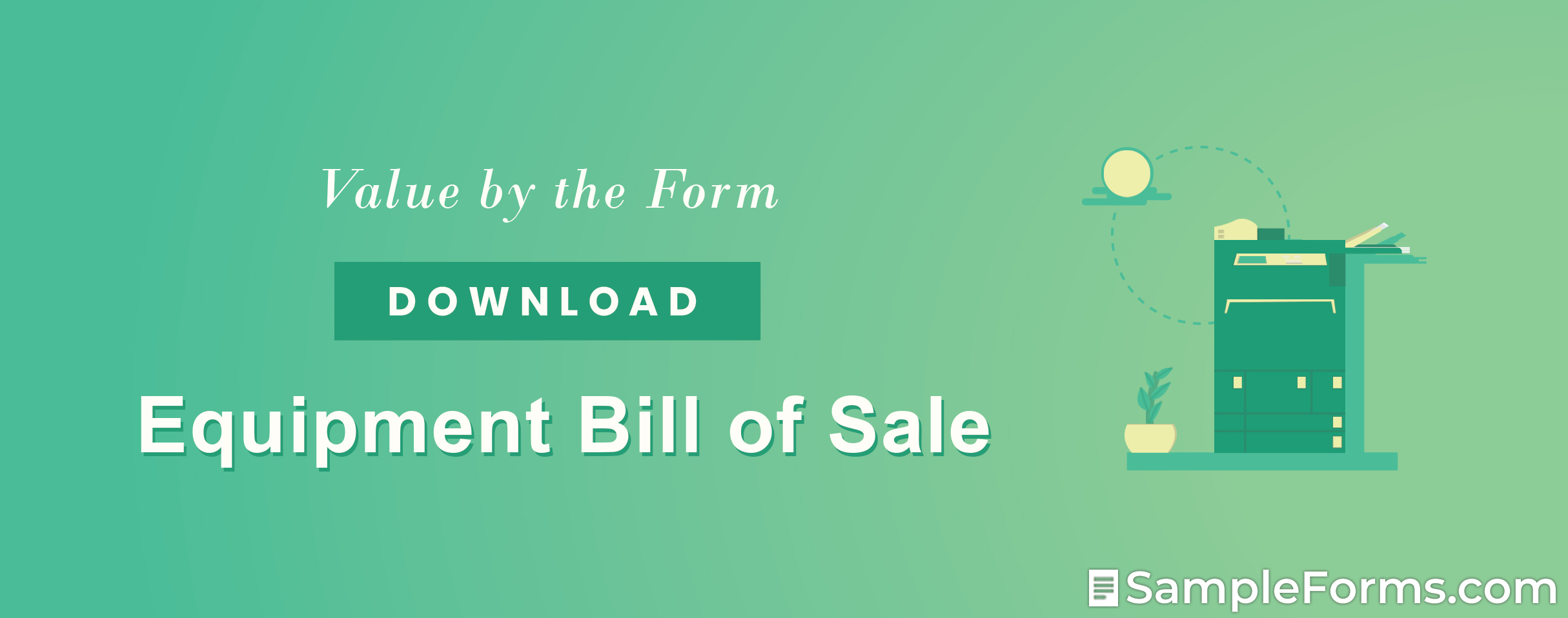 Equipment Bill of Sale Form
