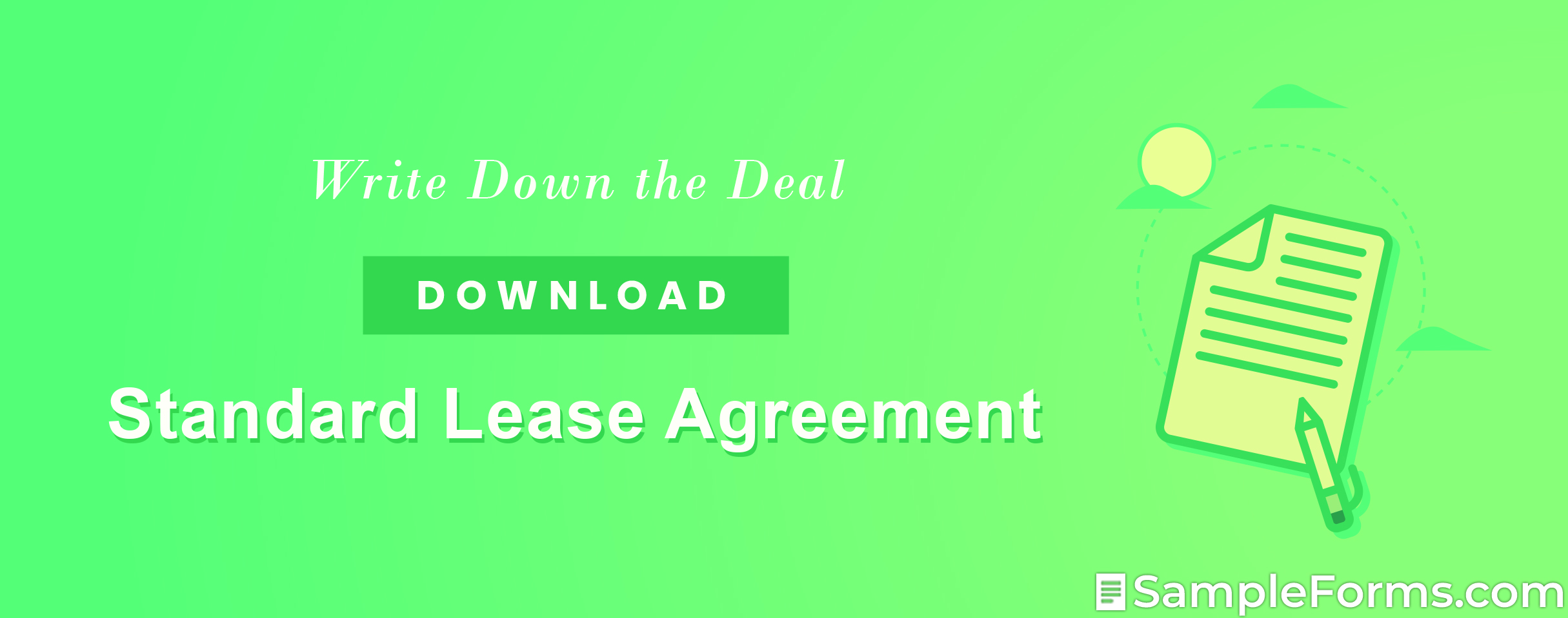 FREE Standard Rental Lease Agreement [PDF, Word]