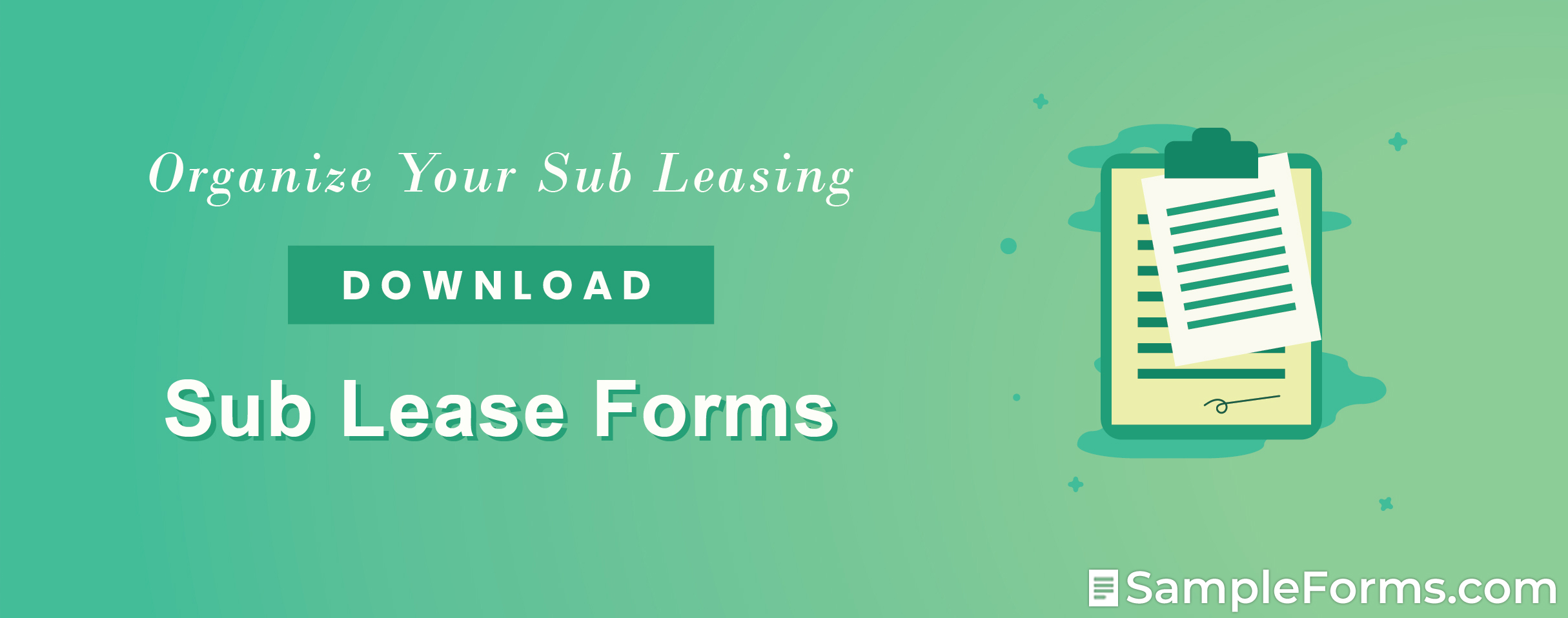 Sub Lease Forms