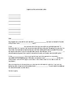 Eagle Scout Recommendation Letter