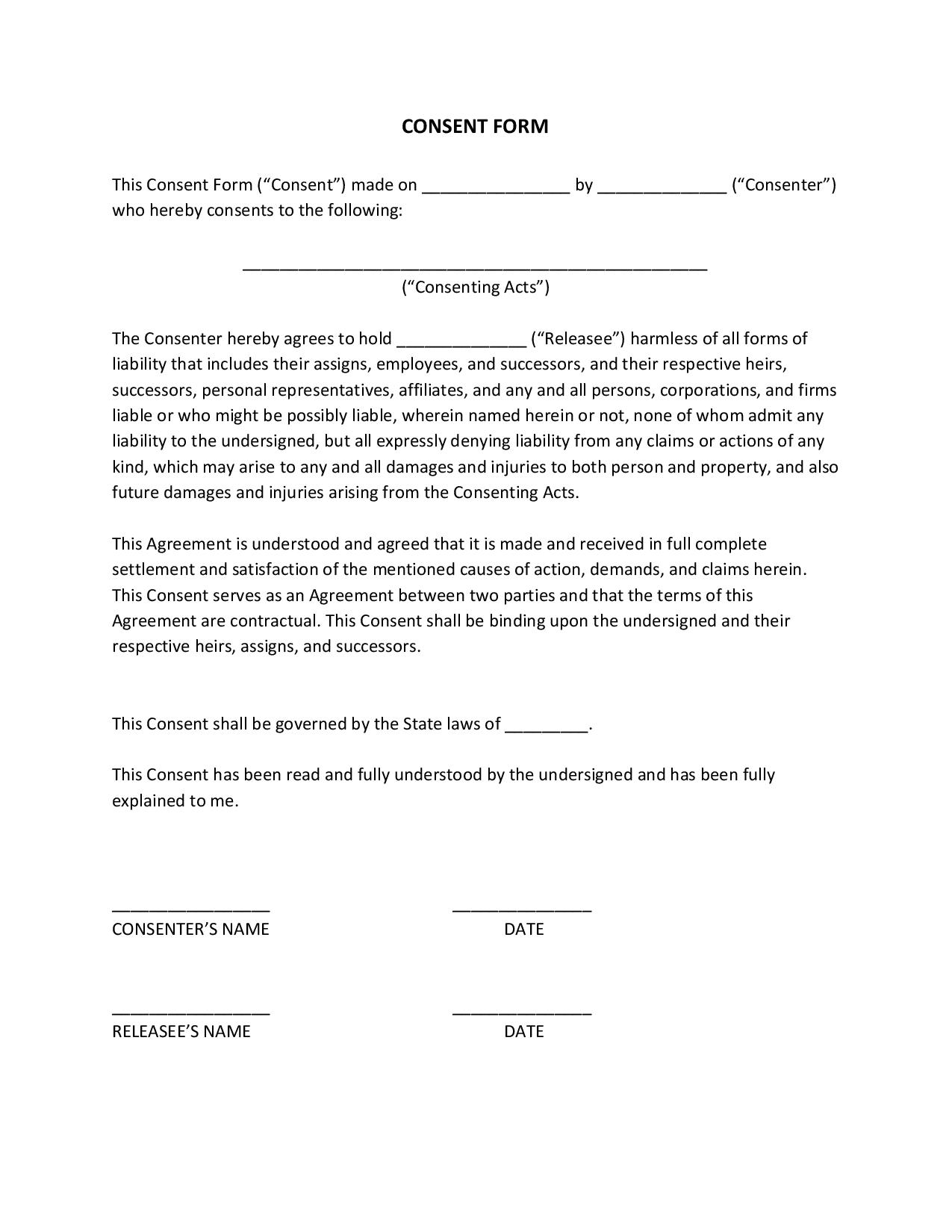 Consent Form