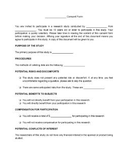 Research Informed Consent Form