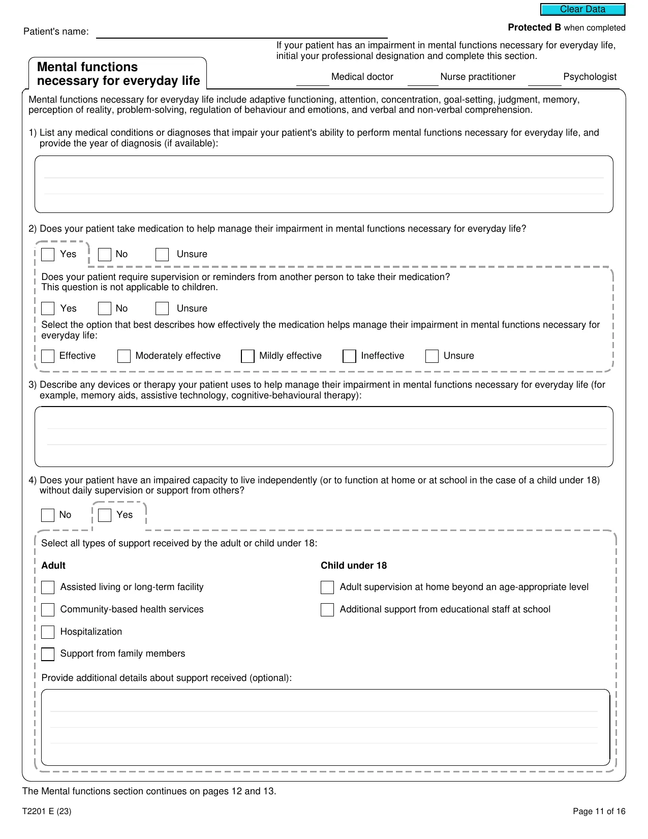 Disability Tax Credit Application - Fill, Download & Print