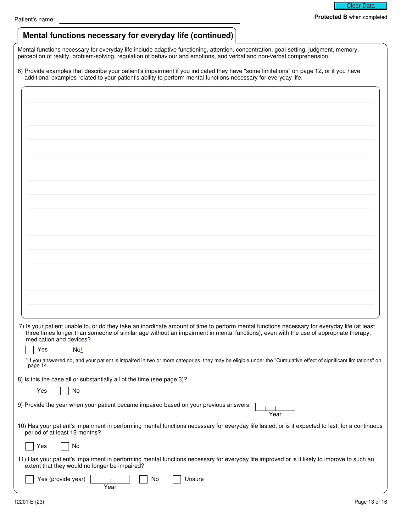 Disability Tax Credit Application - Fill, Download & Print