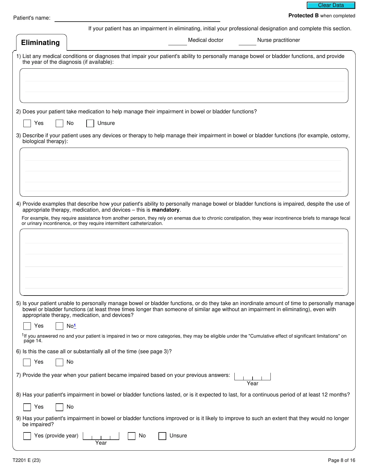 Disability Tax Credit Application - Fill, Download & Print