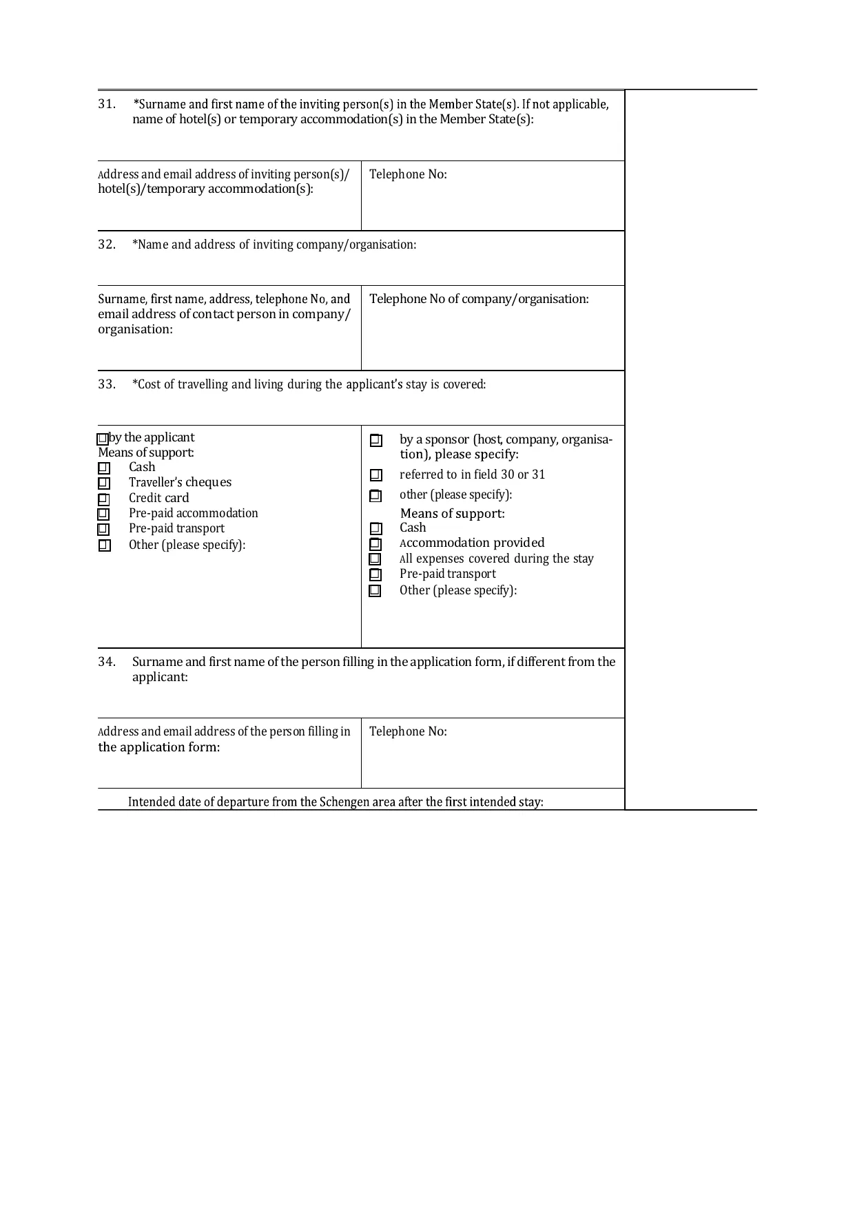 Italy Visa Application Form - Fill, Sign Online, Download & Print - No Signup