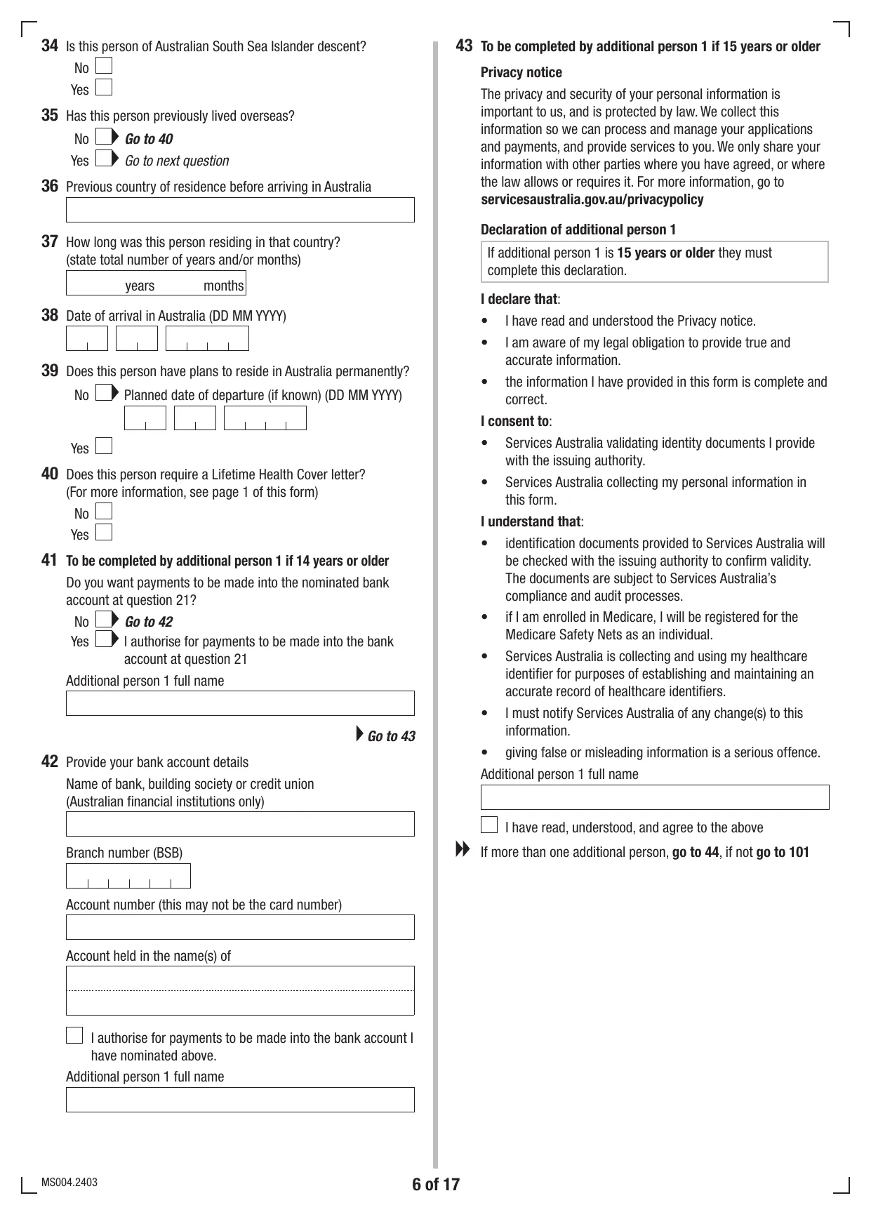 Medicare Enrolment Form (MS004) - Fill, Download & Print