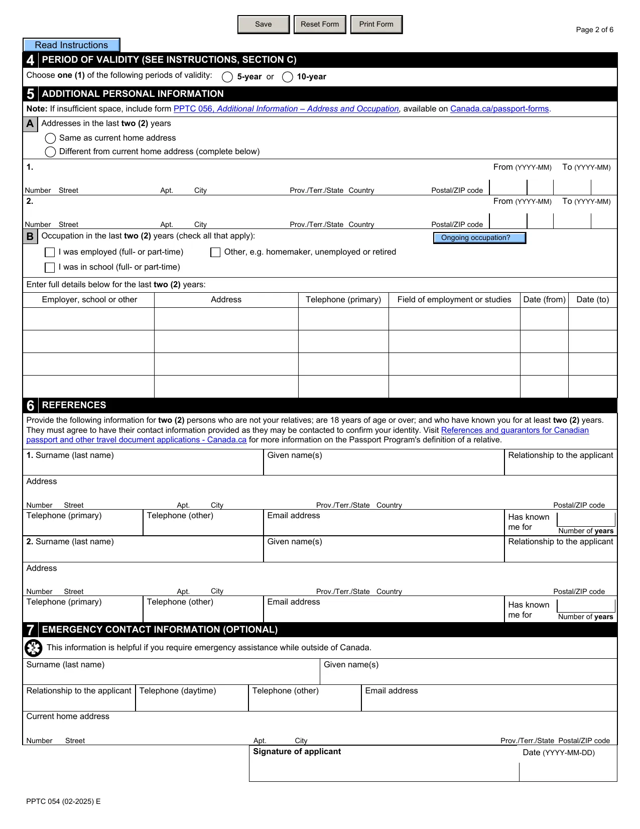 Passport Renewal Form Canada 2025 - Fill, Download & Print