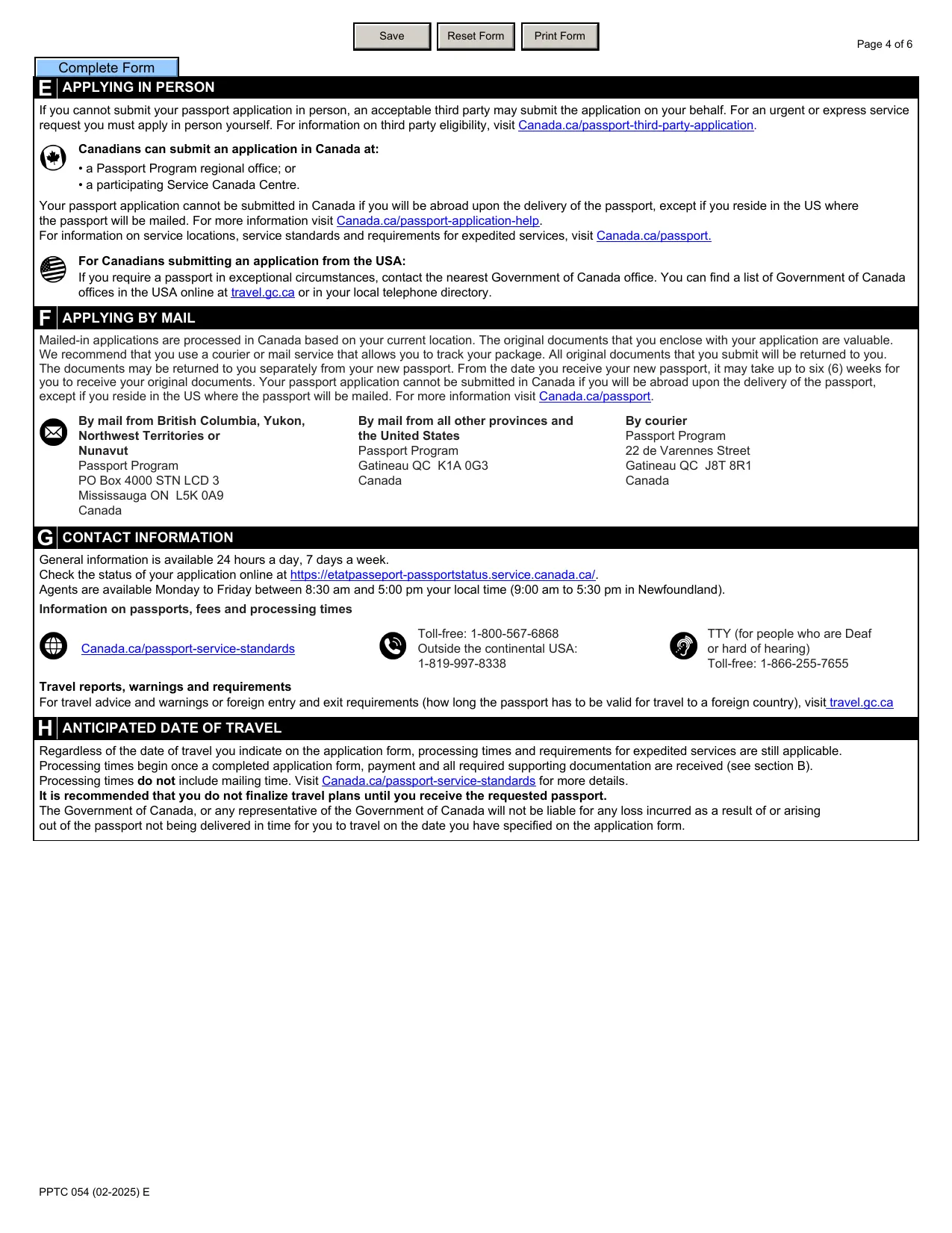 Passport Renewal Form Canada 2025 - Fill, Download & Print