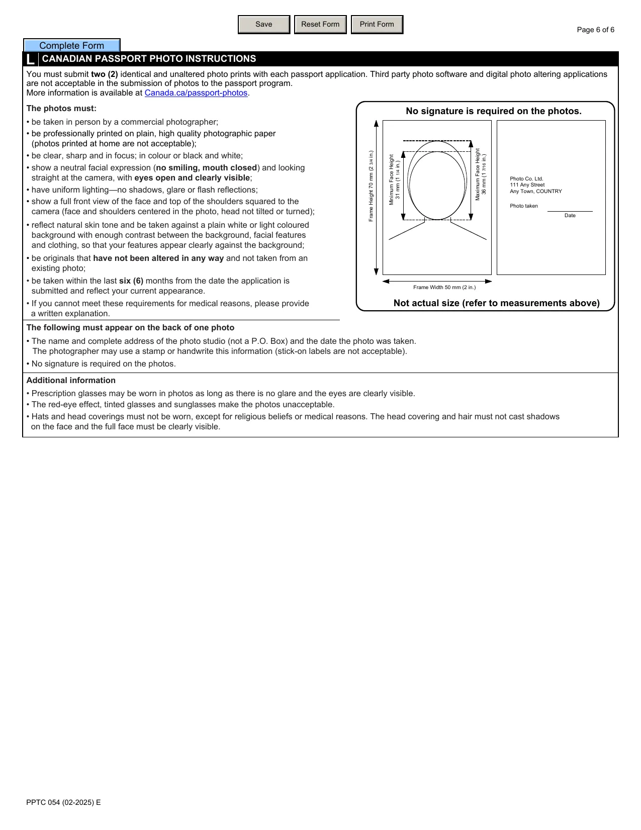 Passport Renewal Form Canada 2025 - Fill, Download & Print