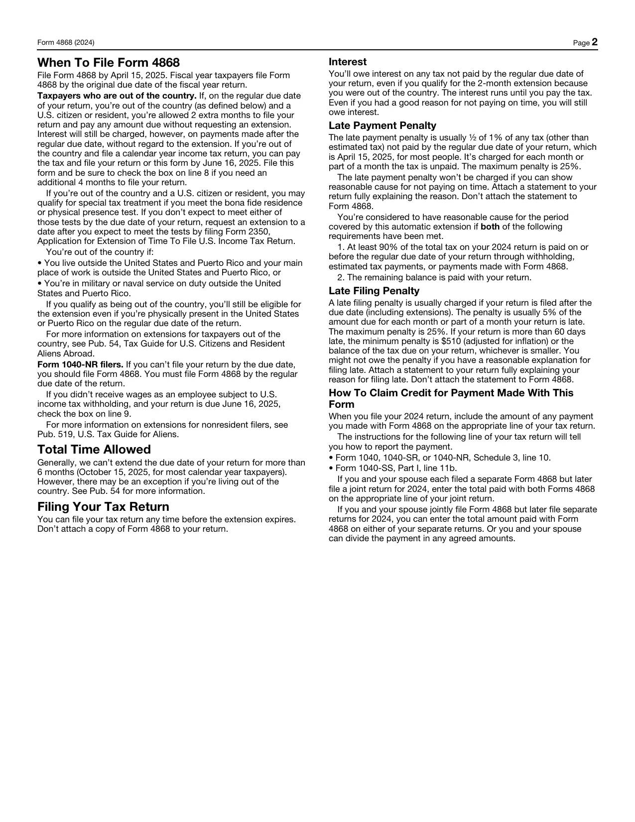 Tax Deadline Extension 2024 - Fill, Sign Online, Download & Print - No Signup
