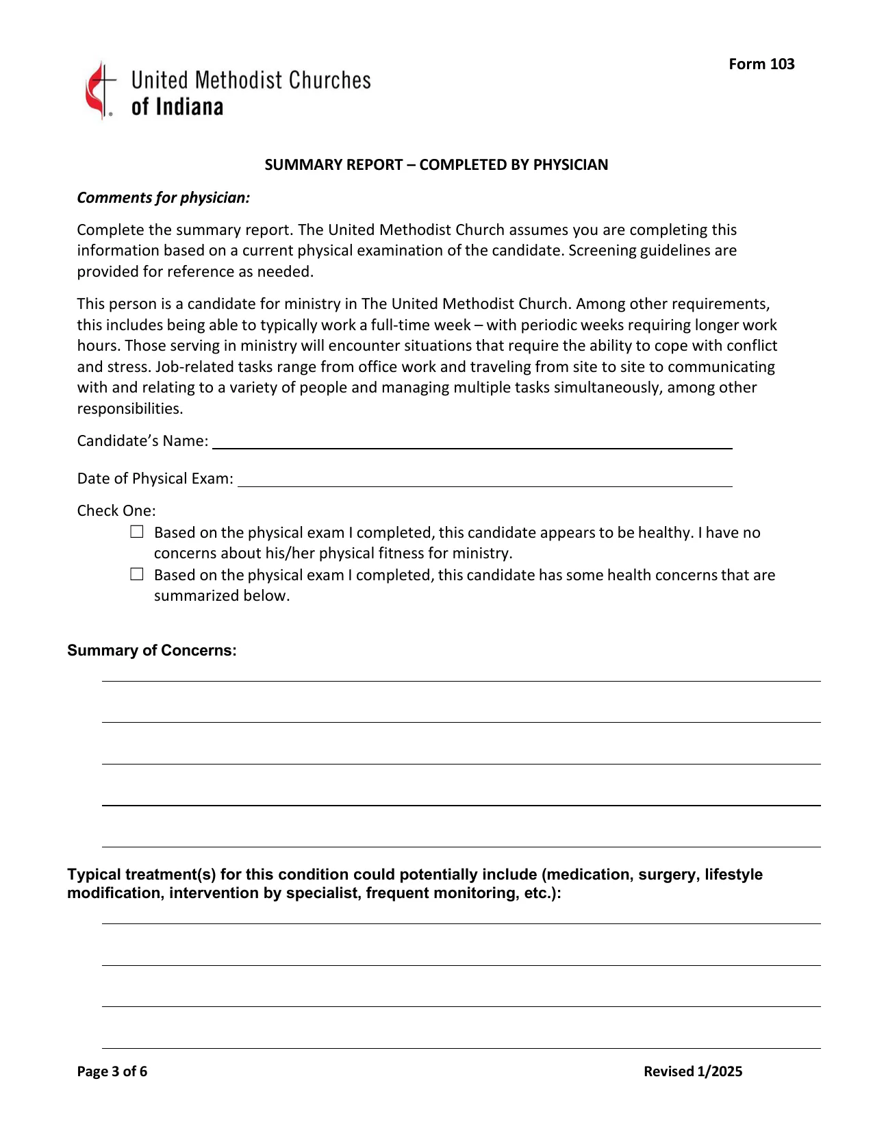 UMC Form 103 2025 - Fill, Download & Print