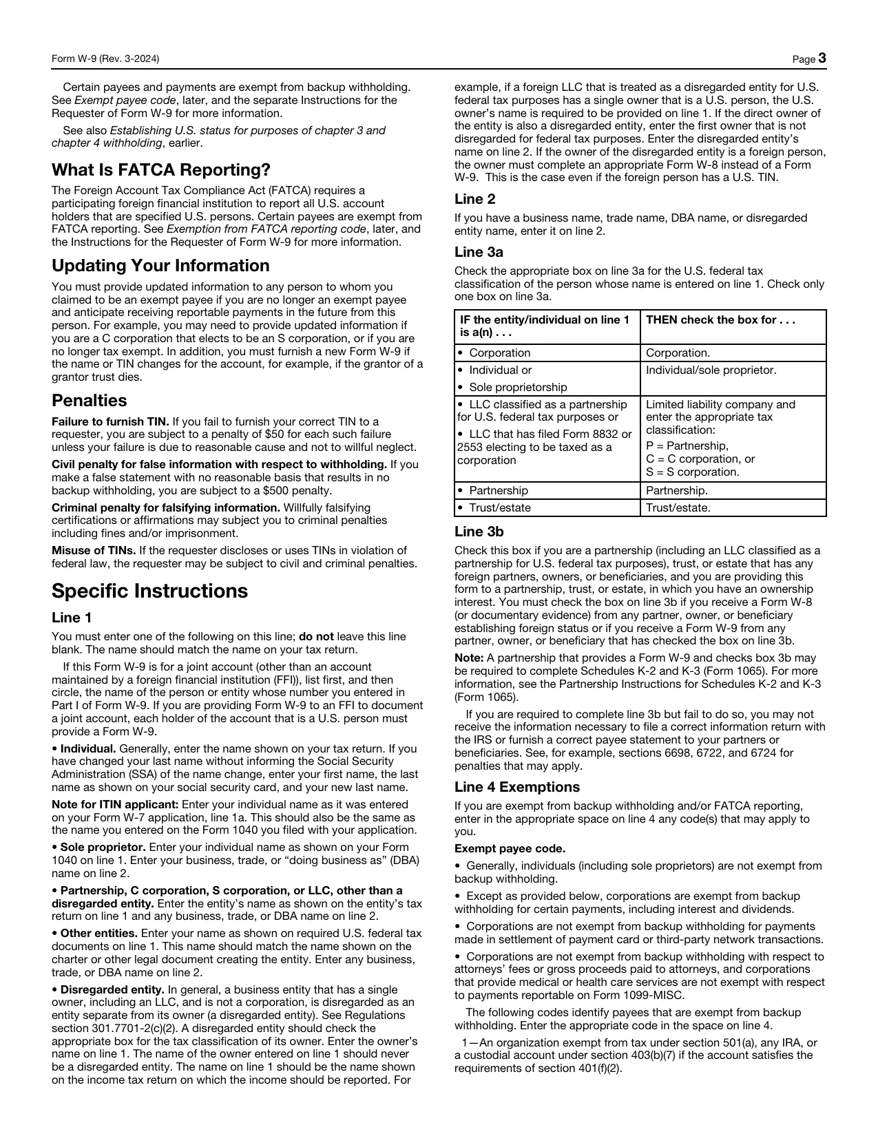 W-9 Form 2024 - Fill, Sign Online, Download & Print - No Signup