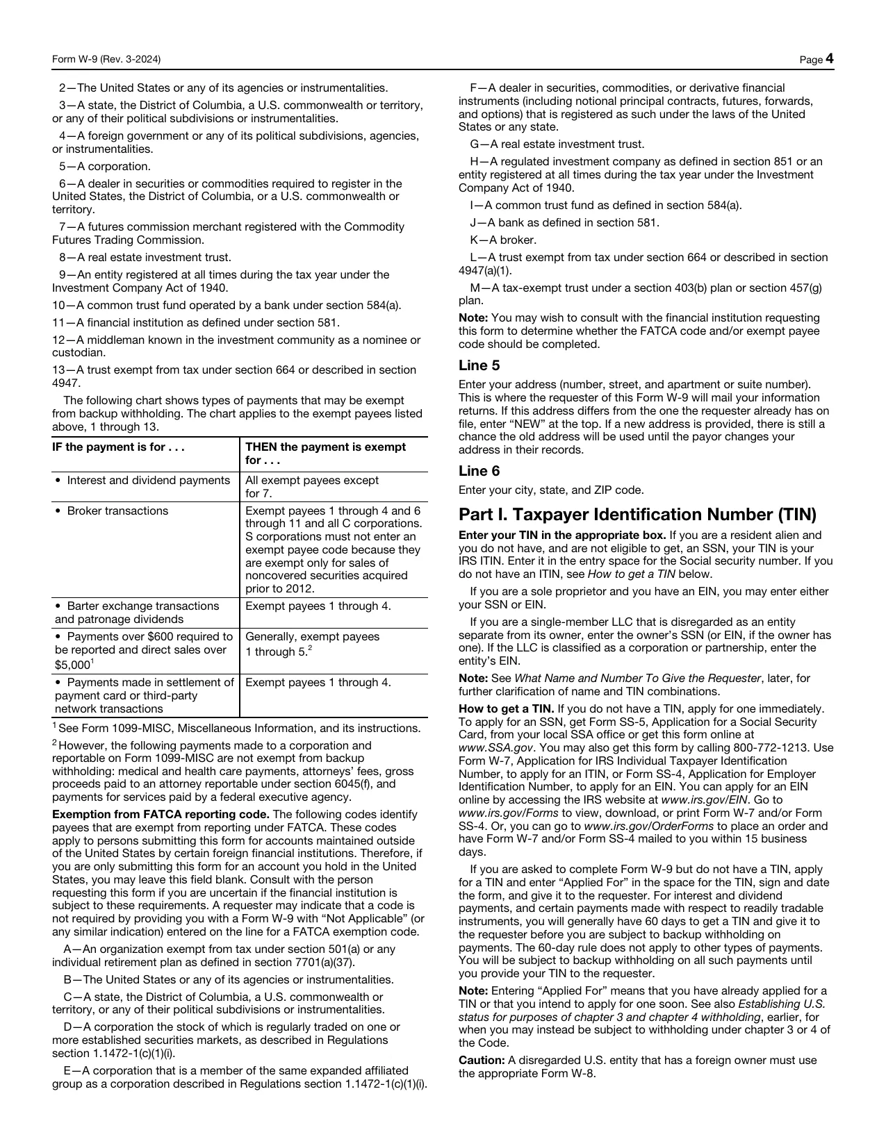 W-9 Form 2024 - Fill, Sign Online, Download & Print - No Signup