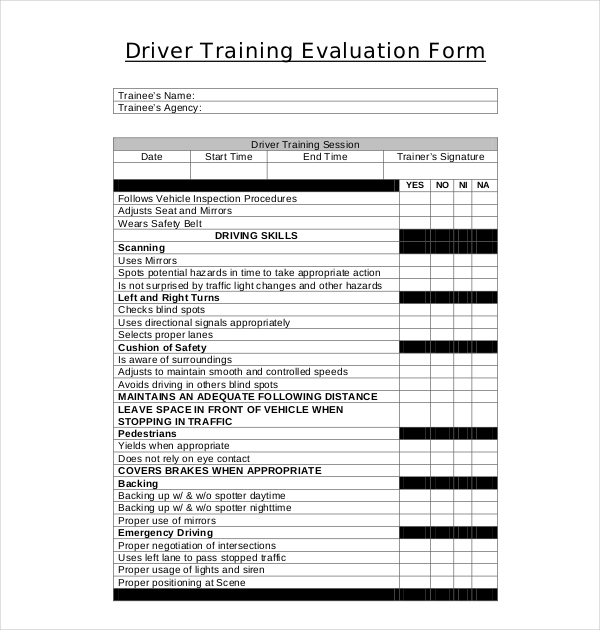 Forklift Training Program Template