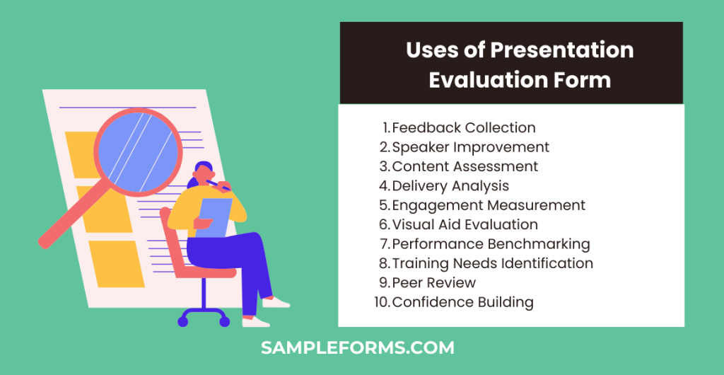 use of presentation evaluation form 1024x530