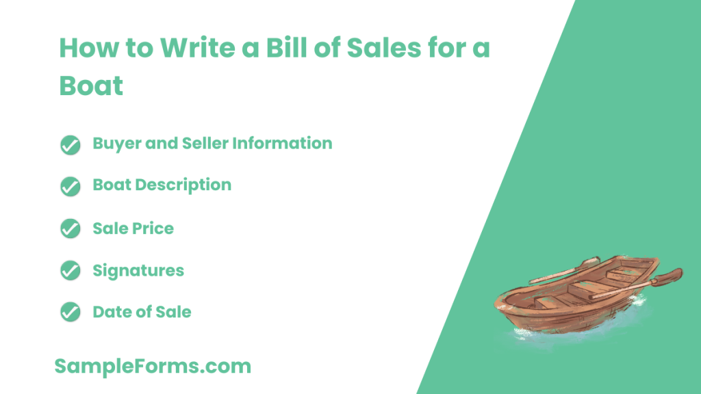 how to write a bill of sales for a boat 1024x576