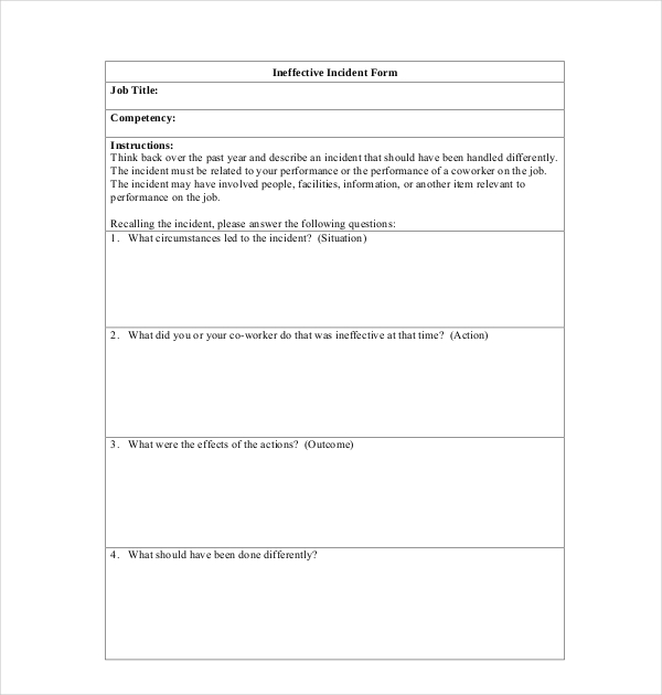 group interview assessment form