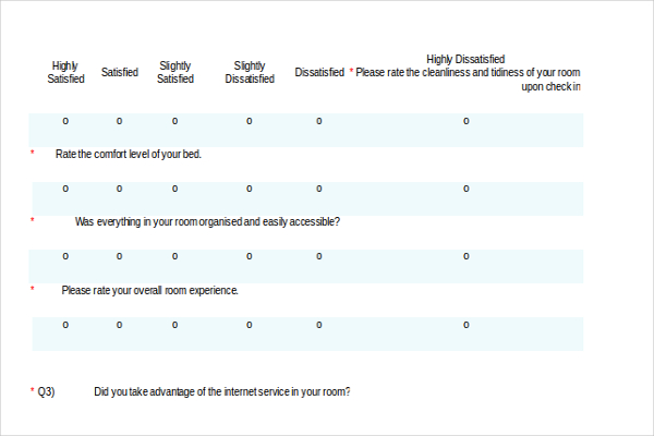 guest house customer feedback form