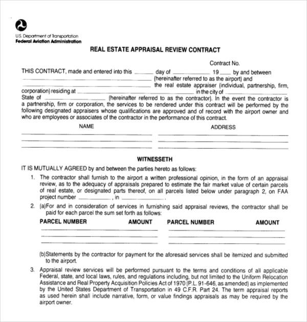 Free 12 Sample Appraisal Review Forms In Pdf Ms Word Xls 8724