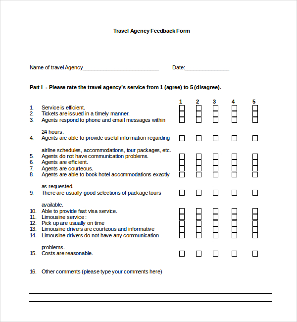 Sample Customer Feedback Form - 22+ Free Documents in PDF