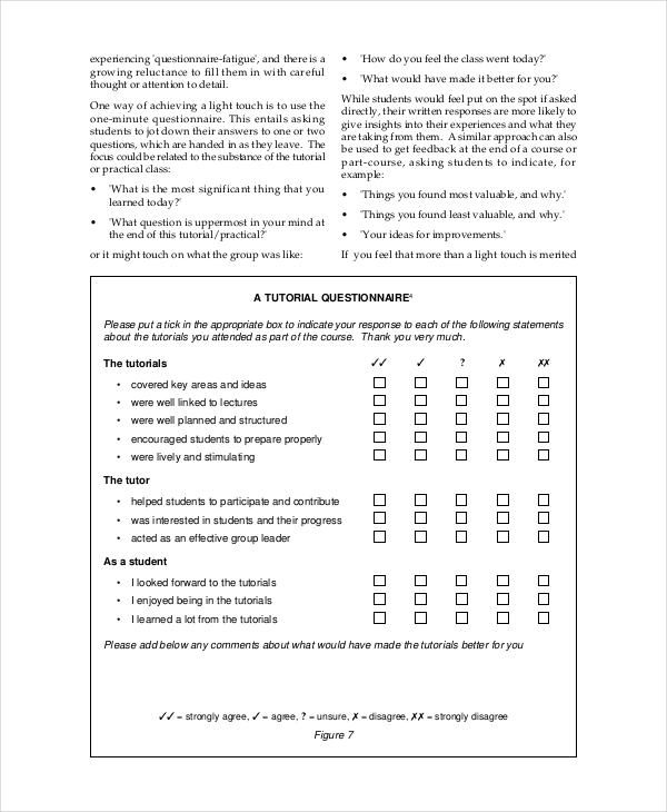 FREE 10 Sample Teacher Feedback Forms In PDF Excel Word