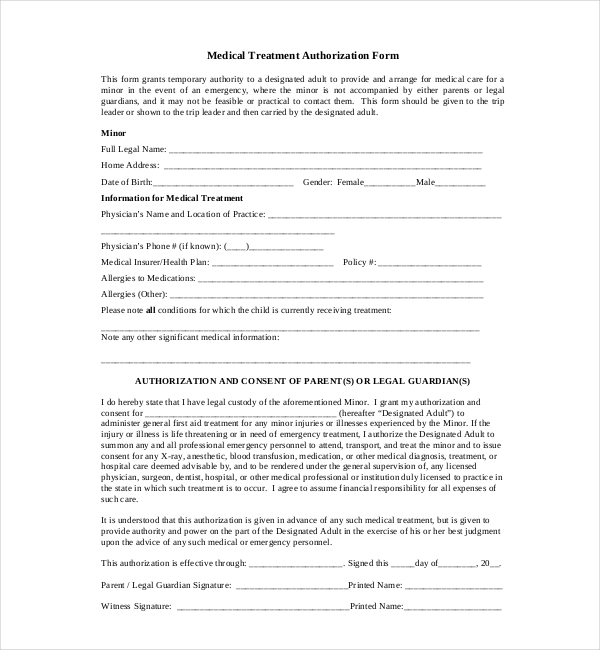 Usa U Ltimate Medical Authorization Form