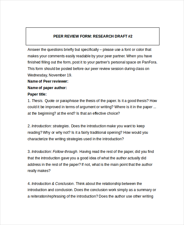 peer review essay pdf