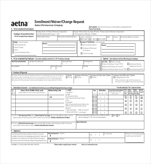 FREE 17+ Sample Medical Waiver Forms in PDF | Word | Excel