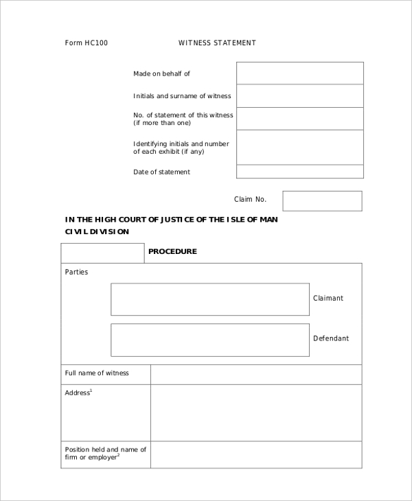 free-12-sample-witness-statement-forms-in-pdf-ms-word-excel
