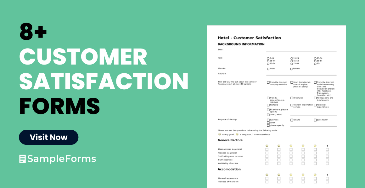 customer satisfaction form