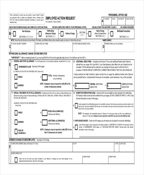 FREE 8+ Sample HR Payroll Forms in PDF Word Excel
