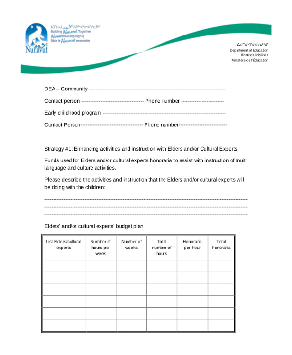 FREE 11+ Sample Funding Proposal Forms in PDF MS Word Excel