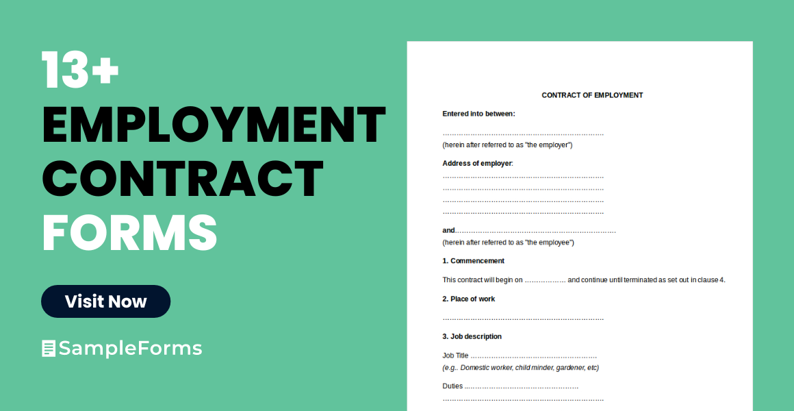 employment contracts form
