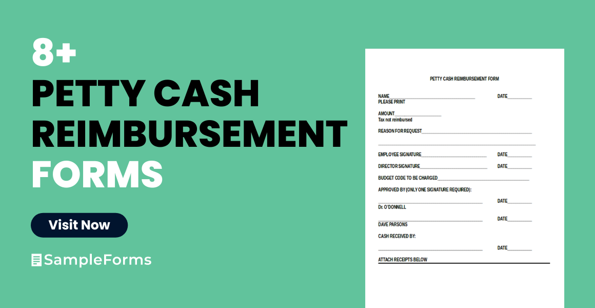 petty cash reimbursements form