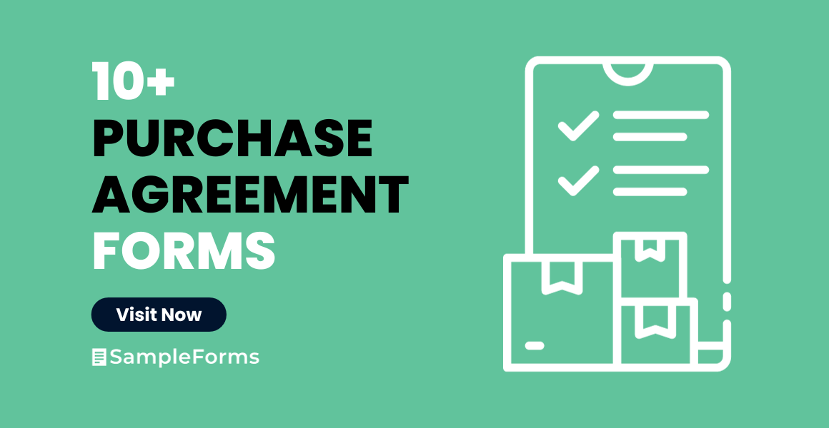 purchase agreement form