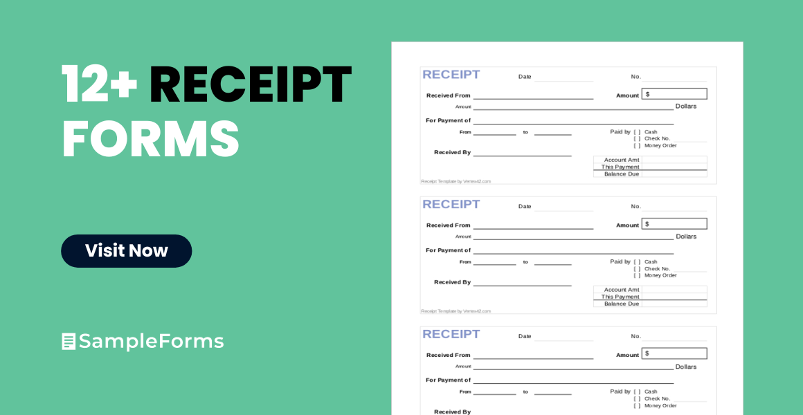 receipts form