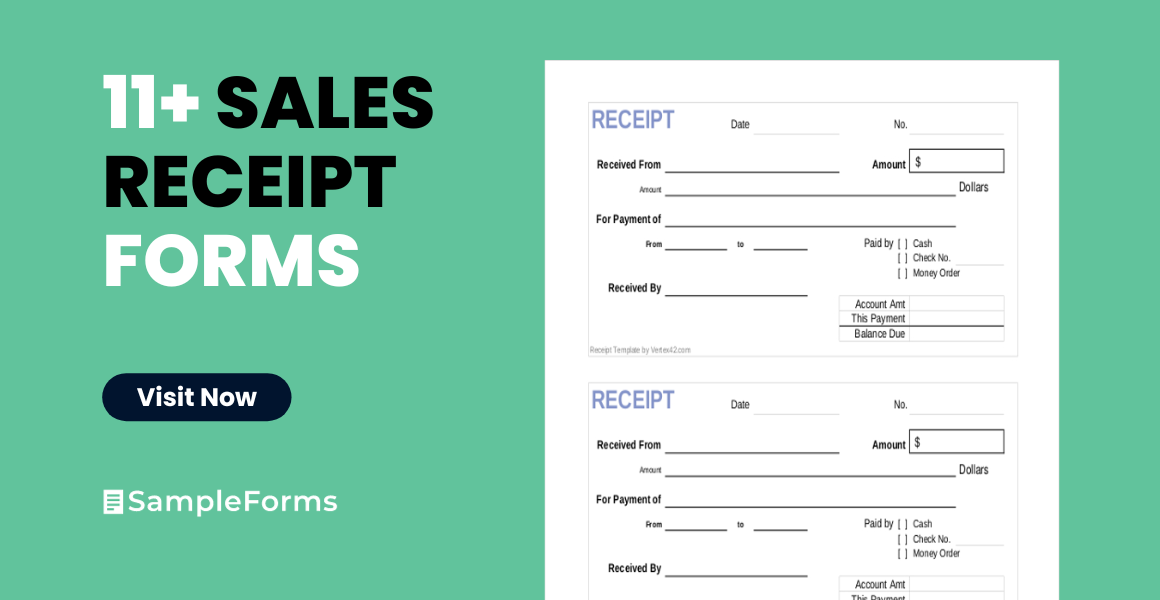 sales receipt form