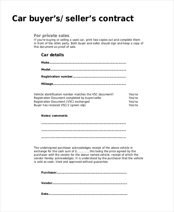 affordable templates receipt template for buying a car privately