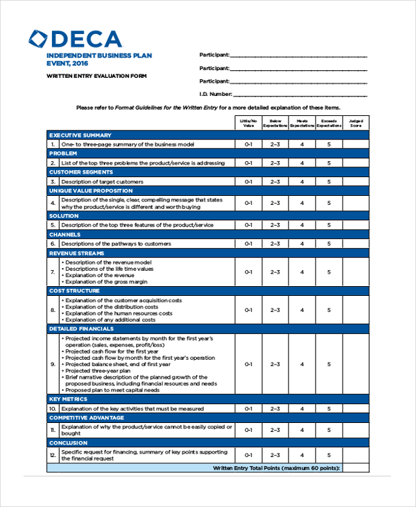 business event evaluation form