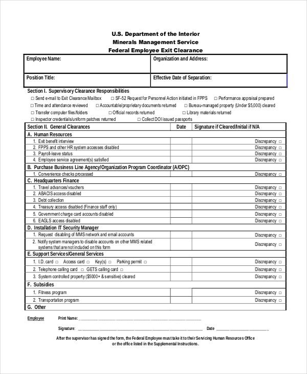 sc clearance for a future employee