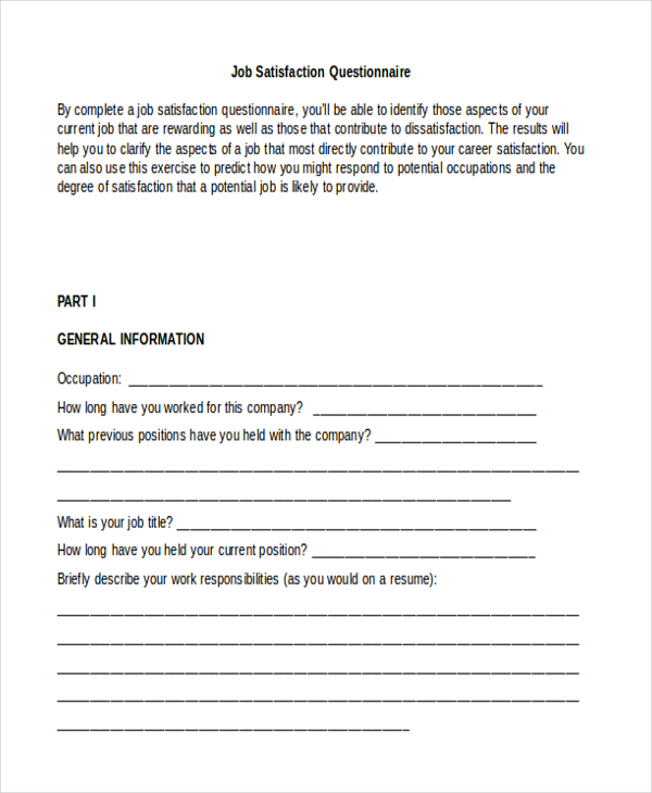 andrew and withey job satisfaction questionnaire pdf