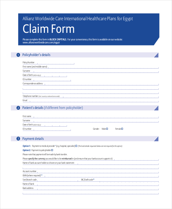 FREE 8+ Sample Nextcare Reimbursement Forms in PDF