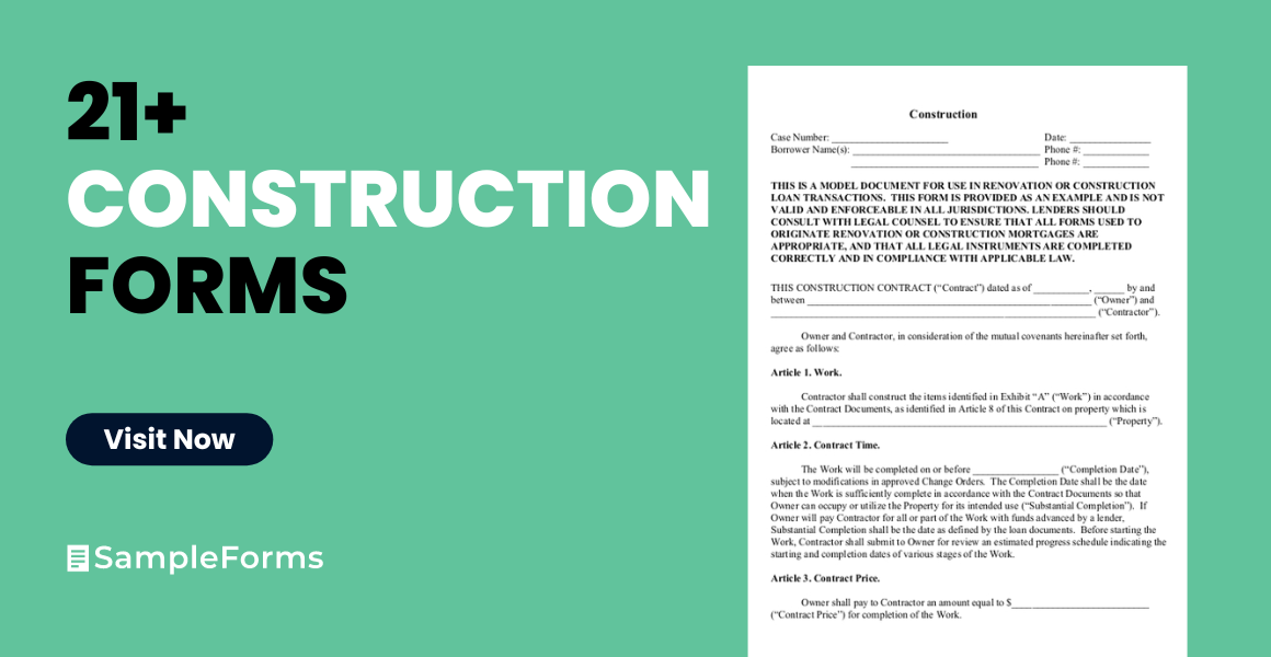 construction forms