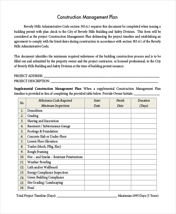 Construction Forms Templates