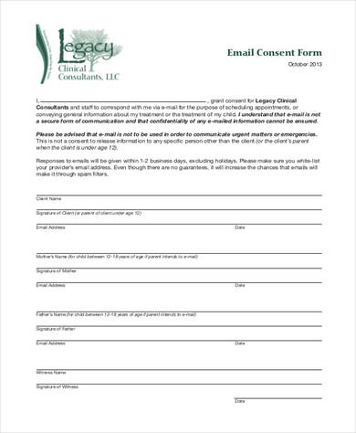 Sample Consent Form - 26+ Free Documents in Word, PDF