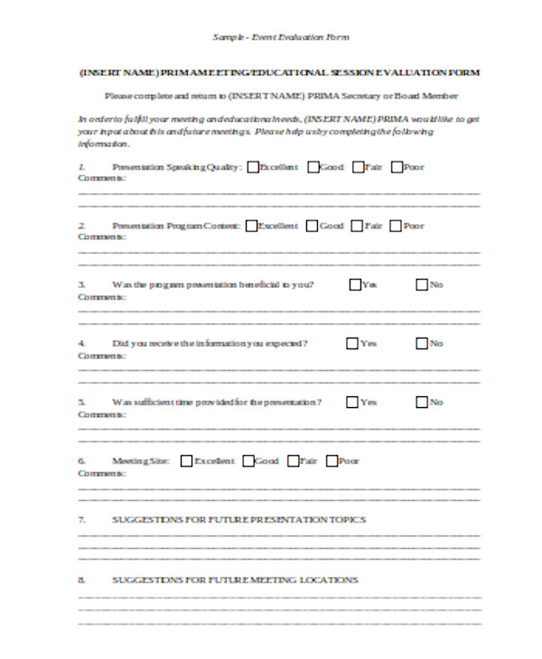 FREE 19+ Survey Form Samples, PDF, MS Word, Google Docs, Excel
